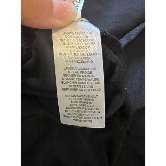 Lysse Top Womens‎ Size Small Black Scoop Neck Drape Long Sleeve Pullover Tunic - Picture 9 of 11